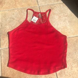 Red Crop Top NWT